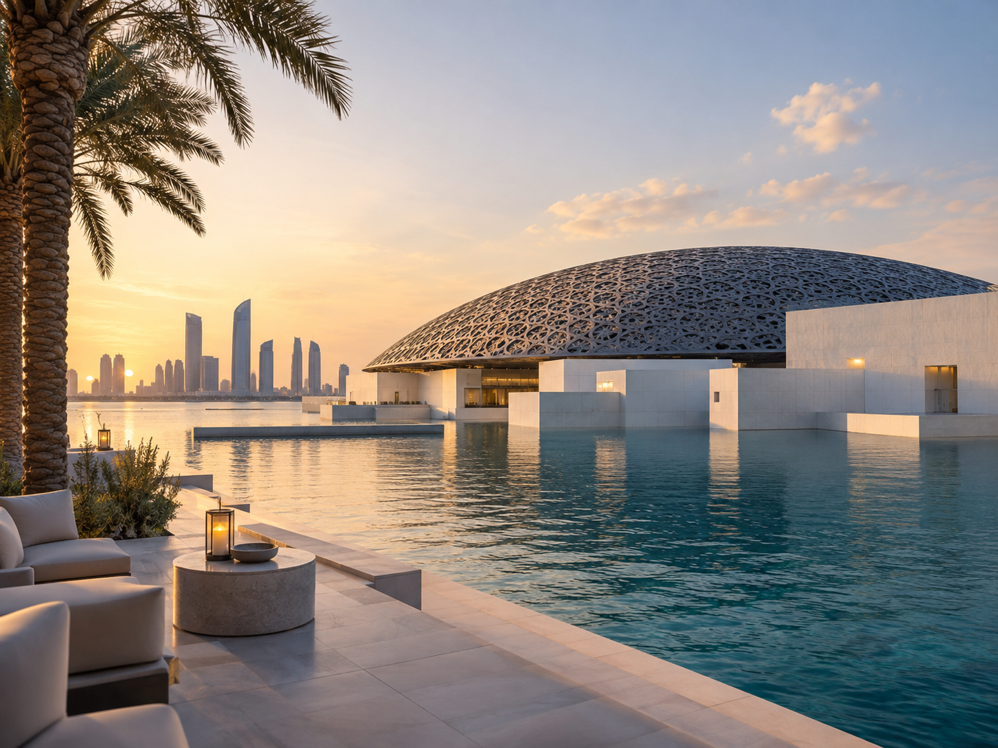 Abu Dhabi à beira-mar