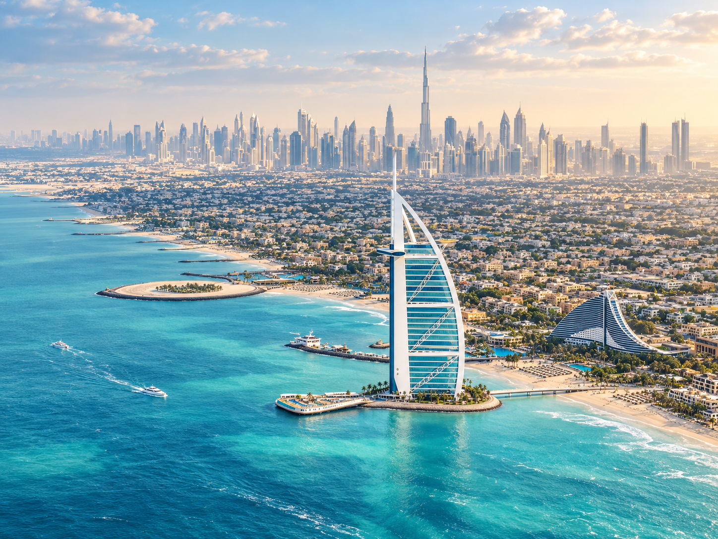 Vista editorial do Dubai